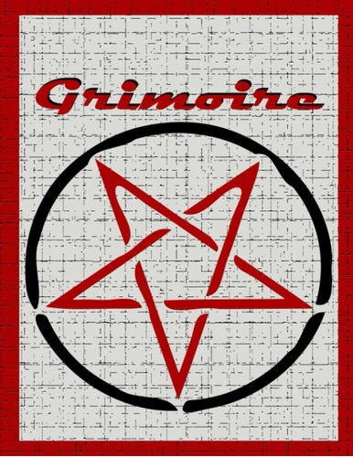 Libro: Pentagrama Negro Y Rojo Grimorio: ¡gran Idea Para Un 