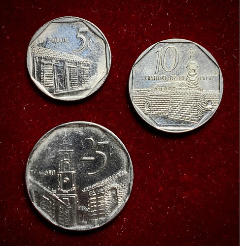 Set X3 Monedas Cuba Oferta Numisgam.