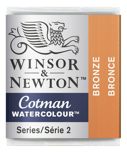 Aquarela Winsor & Newton Cotman Pastilha Bronze