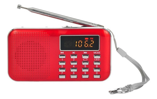 Y 896 Mini Fm Radio Digital Portátil 3w Estéreo Altavoz Mp3