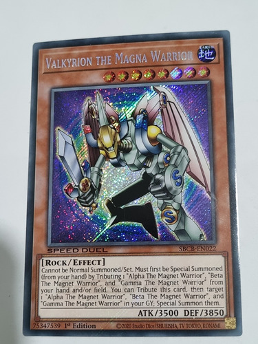Valkyrion The Magna Warrior Secreto Yugioh