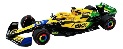 Bburgaro Mclaren Formula 1 Monaco Norris 4 Escala 1:43 Amarillo