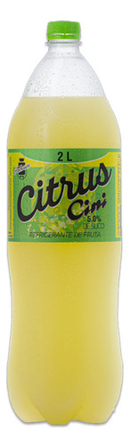 Citrus Cini Refrigerante De Fruta - 2l - Kit Com 6