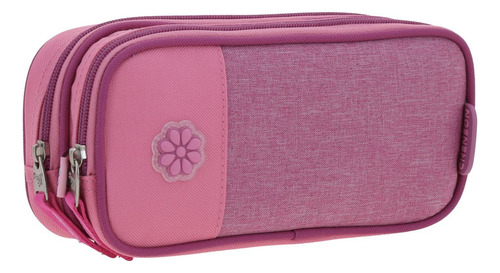 Lapicera Estuche Escolar Chenson Hg Happy Girl Tarlait Rosa Rosa Lisa