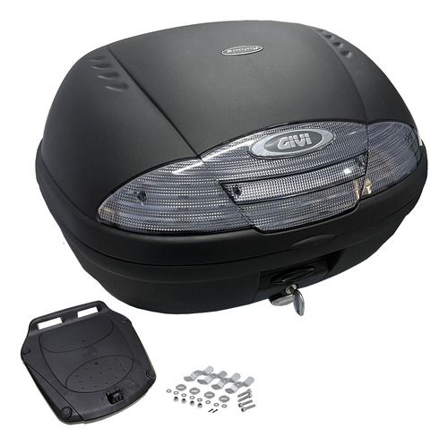 Baú Givi Cb 300f Twister 2023 E450nt 45 Litros + Bagageiro