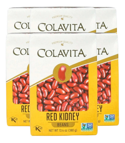 Feijão Vermelho (red Kidney) Colavita 380g (6 Caixinhas)