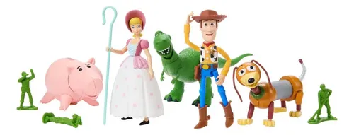 Disney Pixar Toy Story 30 Anos Figura de Ação Colecionável 8 Peças