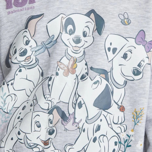 Sudadera Casual Deportiva Unisex Disney 101 Dalmatas 1151040