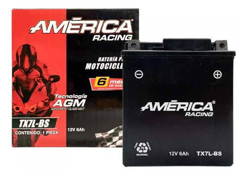 Moto Bateria America Agm Aprl Mojito 150 2004-2010 Tx7l-bs