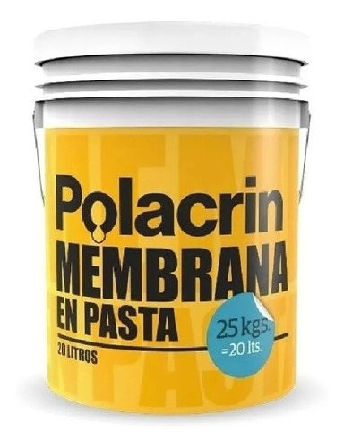 Membrana En Pasta Polacrin Impermeabilizante 10lt - Imagen -