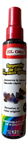 3 Renovador De Color Para Ante, Nubuck Y Gamuza 125 Ml Negro