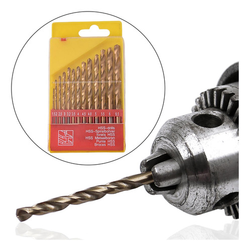 3 Kit De Brocas Helicoidales Para Proyectos De 3 Piezas
