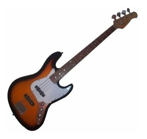 Bajo Electrico Texas Tipo Jazz Bass Sunburst 3 Tonos