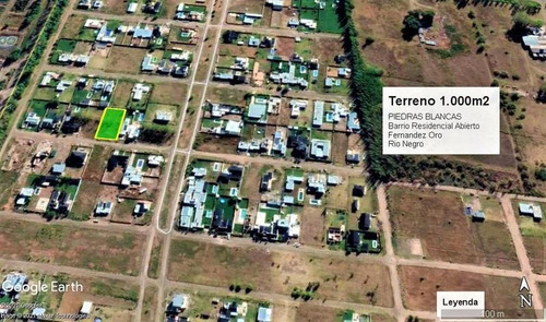 Imagen 5 de 5 de Terreno En Piedras Blancas, Fernandez Oro