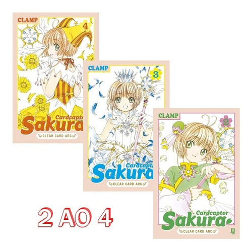 Card Captor Sakura Clear Card 2 Ao 4 Mangá Jbc! Novo Lacrado