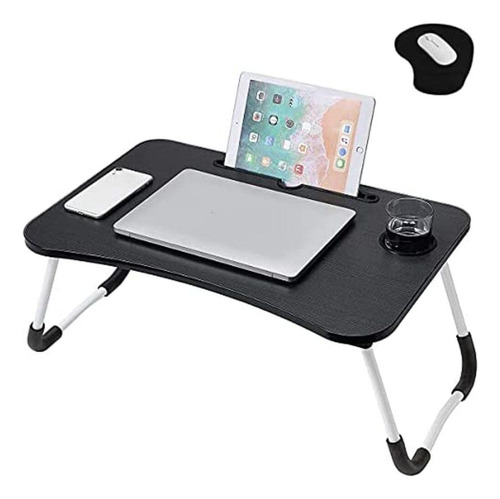 Mesa Notebook Dobravel Multiuso Com Suporte E Porta Copo