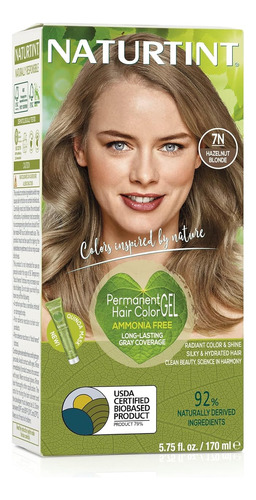 Naturtint Tinte Permanente Para El Cabello Rubio Avellana7n 