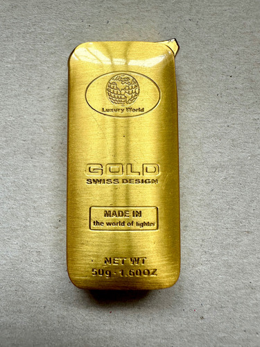 Encendedor Luxury World Swiss Gold (Usado)