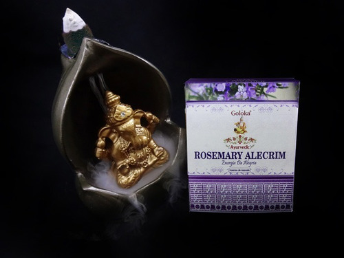 Incenso Cone Cascata Lavanda Backflow Fragrâncias Incensos Fragrância Alecrim