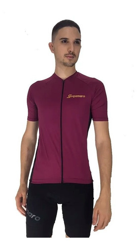 Camisa Ciclismo Poliamida Gugamaro Vinho