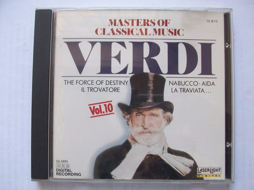 Cd Original Masters Of Classical Music - Vol.10 Verdi