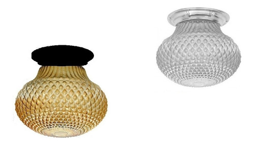 Lustre Plafon Luminaria Vintage Drops Vidro Paraquedas 