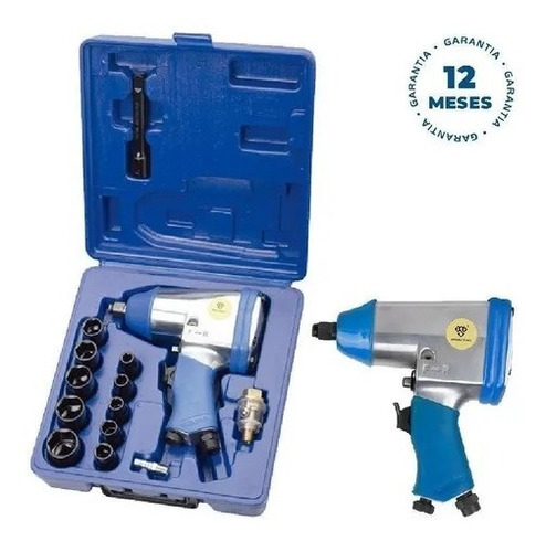 Kit Chave De Impacto Pneumática 1/2 Pol 32 Kgfm 90psi Rp7808