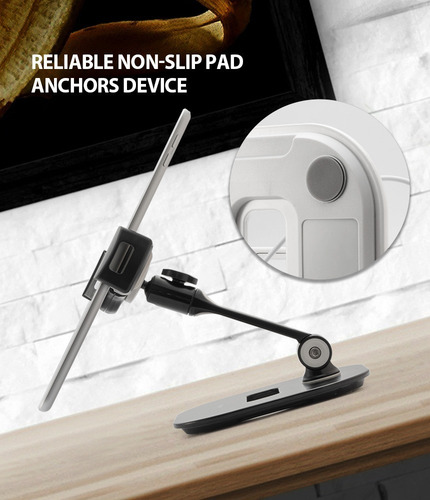 Imagen 7 de 9 de Soporte iPad Tablet Celu Iron Ringke Giratorio 360° Premium