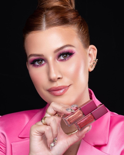 Imagem 5 de 8 de Kit Maquiagem Paleta Sombra + 2 Gloss Crystal Niina Secrets