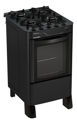 Fogão Esmaltec Pérola 4b Branco Trempes Ferro Fundido