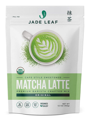 Hoja De Jade  Mezcla Orgánica Japonesa De Matcha Latte...