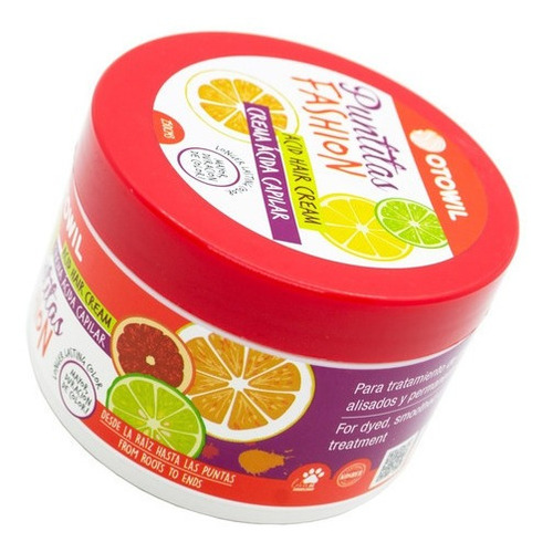 Imagen 2 de 6 de Otowil Puntitas Fashion Crema Acida Capilar Teñidos 250ml
