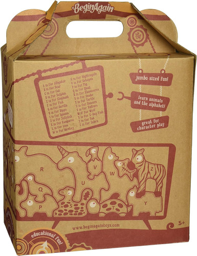 Begingain Jumbo Animal Parade A A Z Puzzle - Playset De Alfa