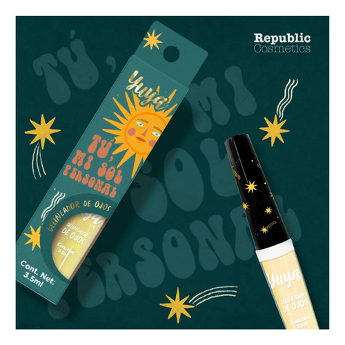 Delineadores De Ojos Yuya Amarillo 3.5ml