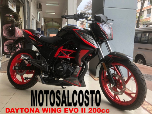 Imagen 3 de 4 de Moto Daytona Wing Evo Ii 200cc Escape Escondido Y Disco Post