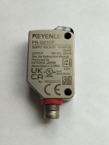 Keyence Sensor Fotoeléctrico Pr-g61cp Ampli. Integrado 4.2m