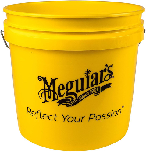 Meguiar S Vbucket3 5gal Cubo Amarillo Maquillaje De Lav...