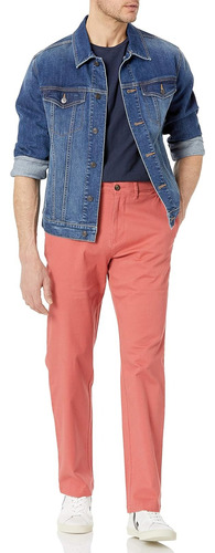 Pantalon Chino Hombre Rojo 46w X 30l Tallas Extras Plus Size