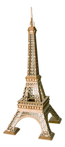 Rompecabezas De Madera 3d Torre Eiffel Kit De Manualidades E