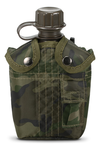 Hervidor Bottle Military Outdoor Con Tapa De 1 Litro Con Bot