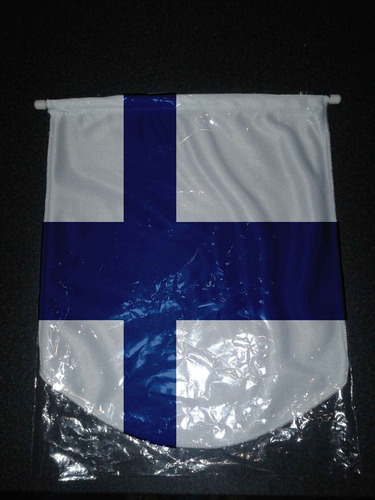 Banderin De Paño 36cm Bandera Finlandia