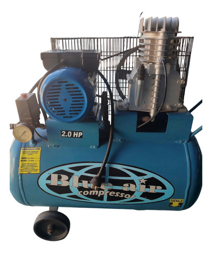 Compresor De Aire 2 Hp 50 Litros 110v-120v