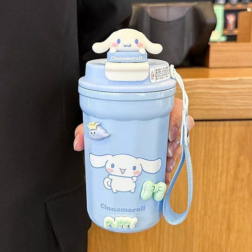 Botella Agua Termo Thermos Cinnamoroll Kuromi 480ml Thermos