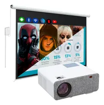 Comprar Proyector Smart Sd500 Ecran Eléctrico 120 Pulgadas Blanco