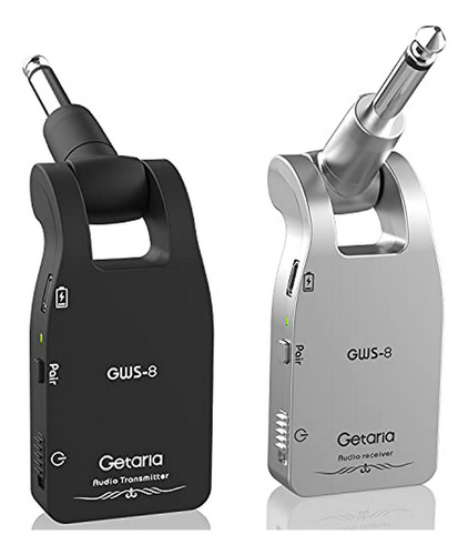 Getaria Wireless Guitar System 2.4g Receptor Transmisor Reca