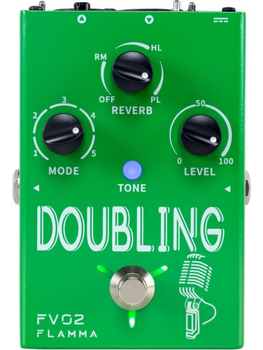 Flamma Doubling Fv02 Pedal De Efecto Coro Para Voz