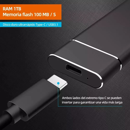 Disco Portátil Duro Externo Alta Velocidad Ssd 16tb (1600gb) Varmi