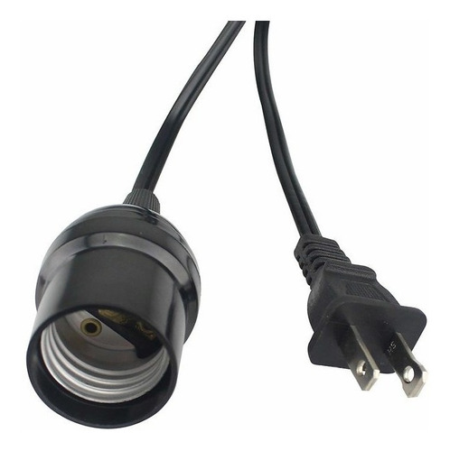 Extensión Con Socket 8 Mts Clavija Reforzada Portalampara
