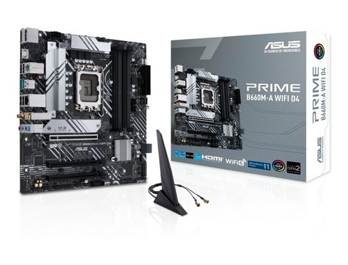 Tarjeta Madre Asus Prime B660m-a Wifi D4 Lga1700 