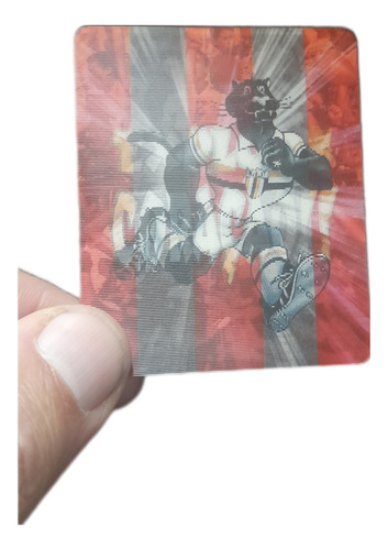 Figurinha Rara Holográfica Botafogo Sp Não Colada Cb2001 Holográfica Mascote